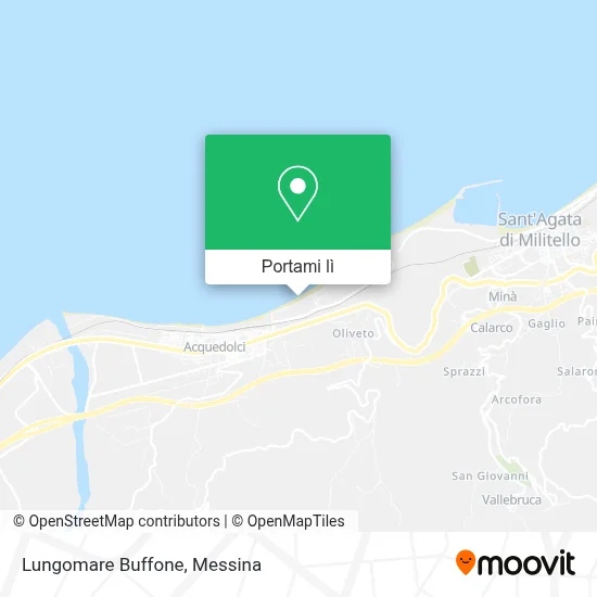 Mappa Lungomare Buffone