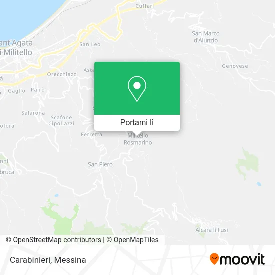 Mappa Carabinieri