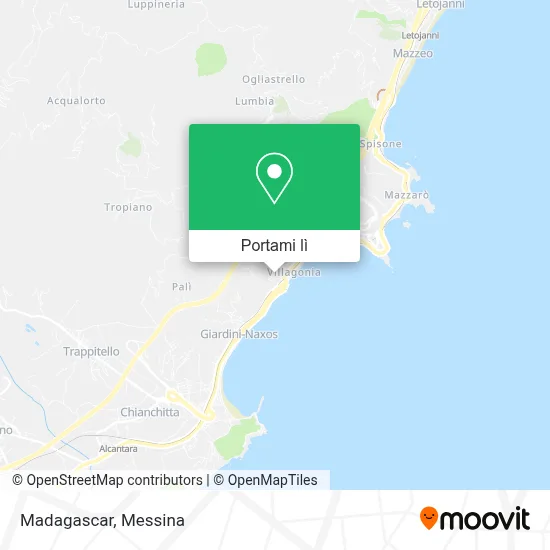 Mappa Madagascar