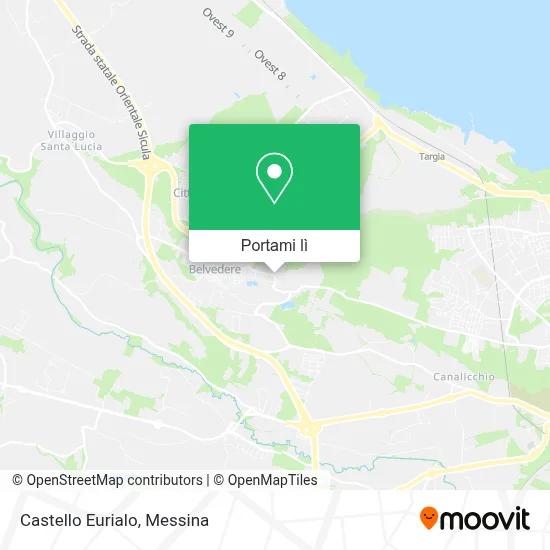 Mappa Castello Eurialo