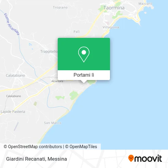 Mappa Giardini Recanati