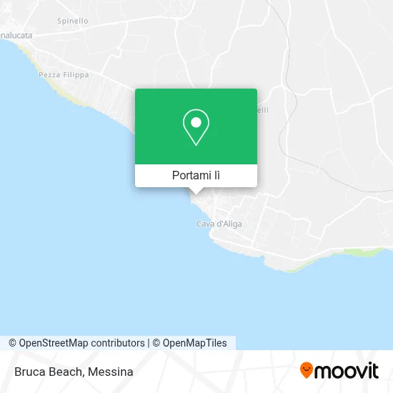 Mappa Bruca Beach