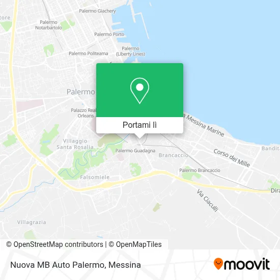 Mappa Nuova MB Auto Palermo