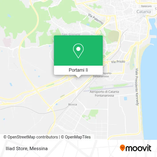 Mappa Iliad Store