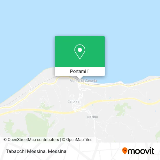 Mappa Tabacchi Messina