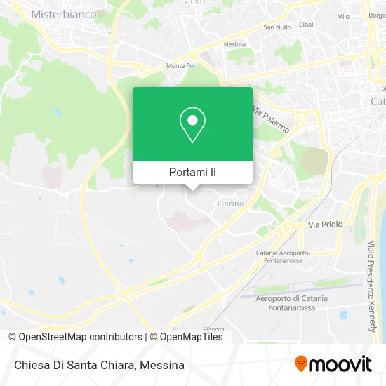 Mappa Chiesa Di Santa Chiara