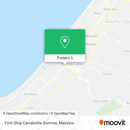 Mappa First Stop Carrabotta Gomme