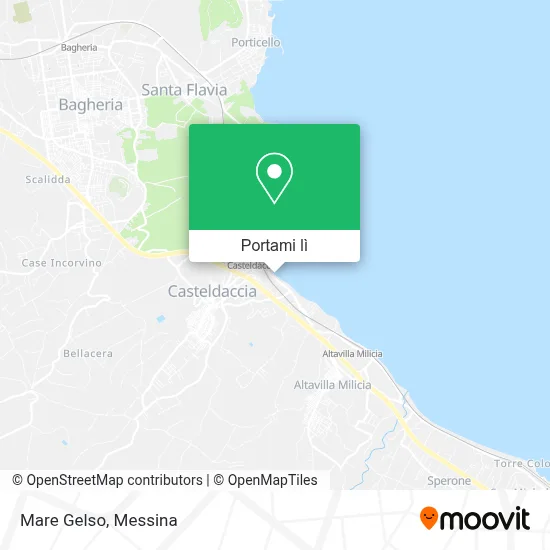 Mappa Mare Gelso