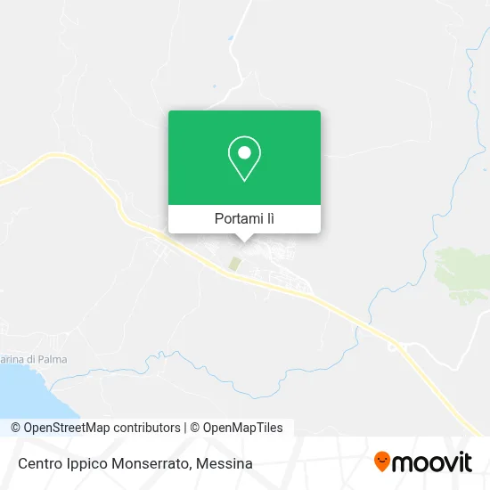 Mappa Centro Ippico Monserrato