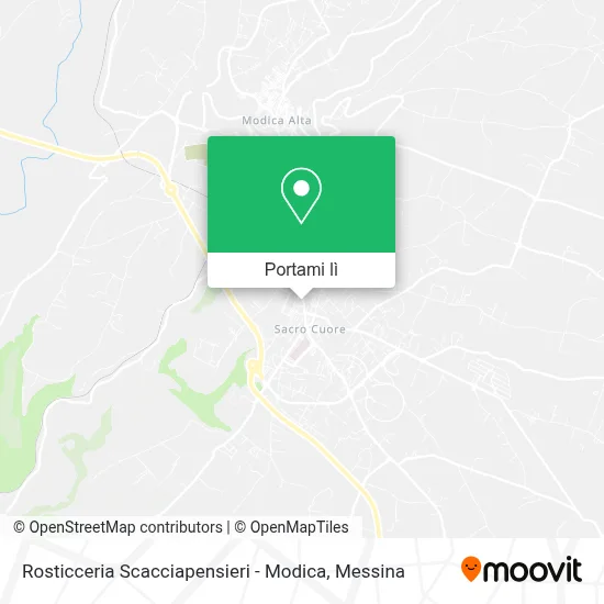 Mappa Rosticceria Scacciapensieri - Modica