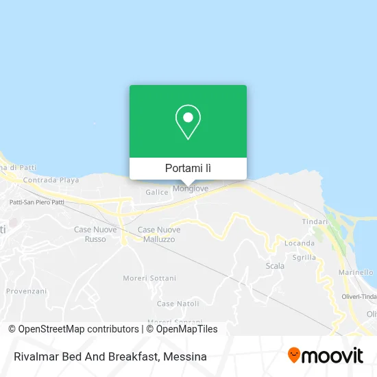 Mappa Rivalmar Bed And Breakfast