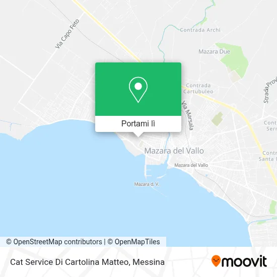 Mappa Cat Service Di Cartolina Matteo