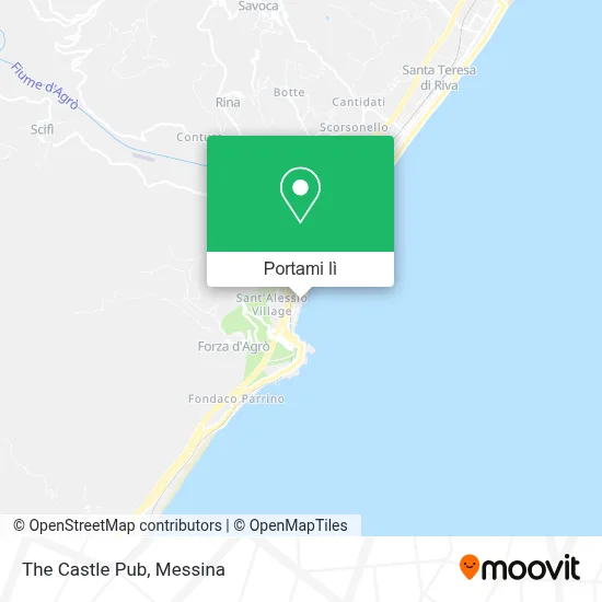Mappa The Castle Pub