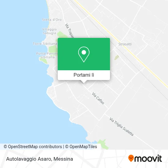 Mappa Autolavaggio  Asaro
