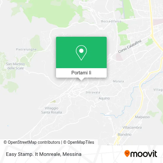 Mappa Easy Stamp. It Monreale