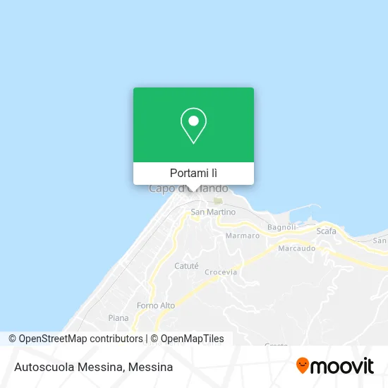 Mappa Autoscuola Messina