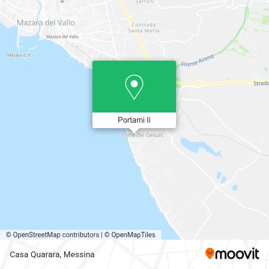 Mappa Casa Quarara