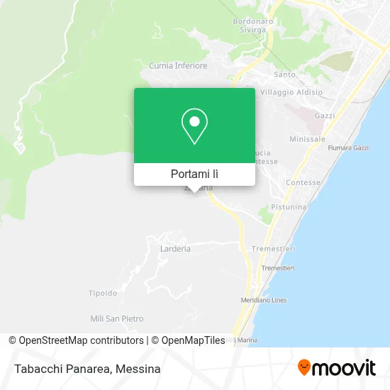 Mappa Tabacchi Panarea