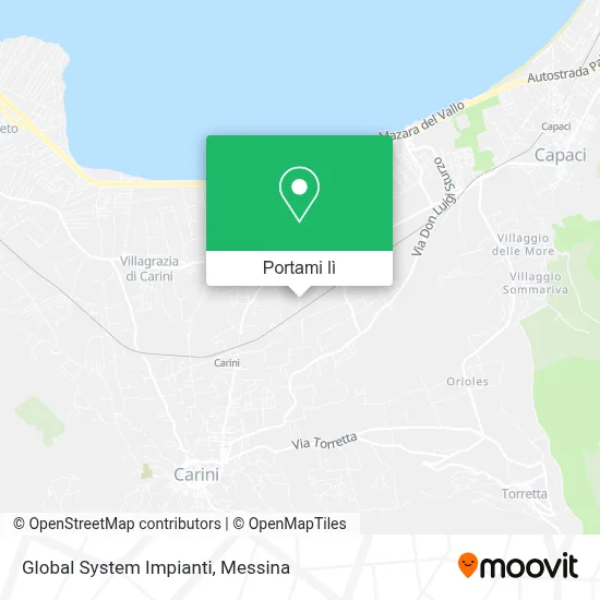 Mappa Global System Impianti