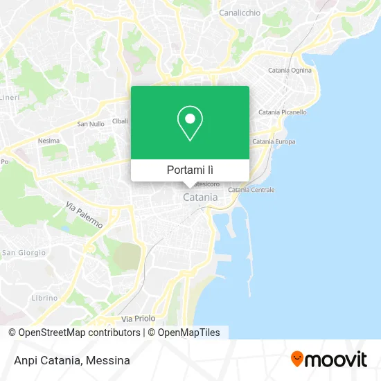 Mappa Anpi Catania