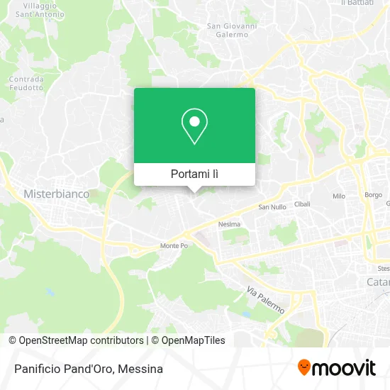 Mappa Panificio Pand'Oro
