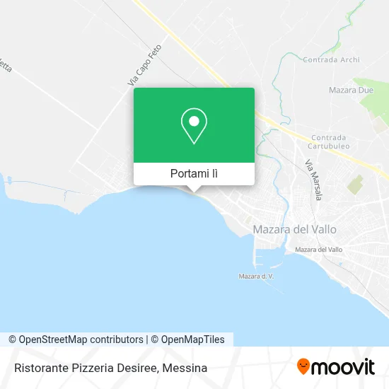 Mappa Ristorante Pizzeria Desiree