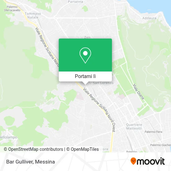 Mappa Bar Gulliver