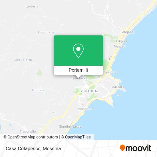 Mappa Casa Colapesce