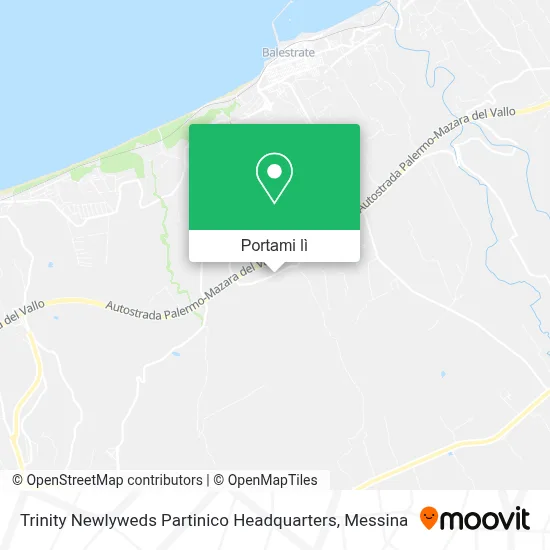Mappa Trinity Newlyweds Partinico Headquarters