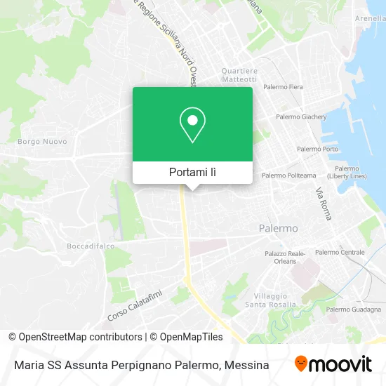 Mappa Maria SS Assunta Perpignano Palermo