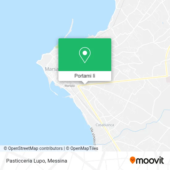 Mappa Pasticceria Lupo