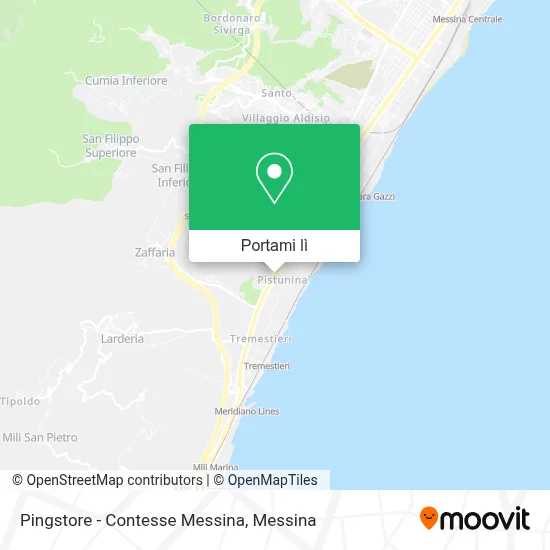 Mappa Pingstore - Contesse Messina
