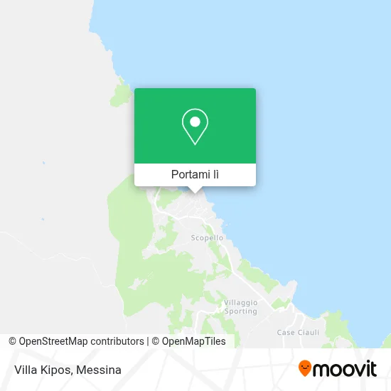 Mappa Villa Kipos