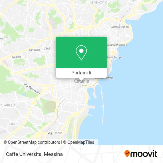 Mappa Caffe Universita