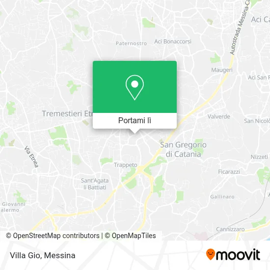 Mappa Villa Gio