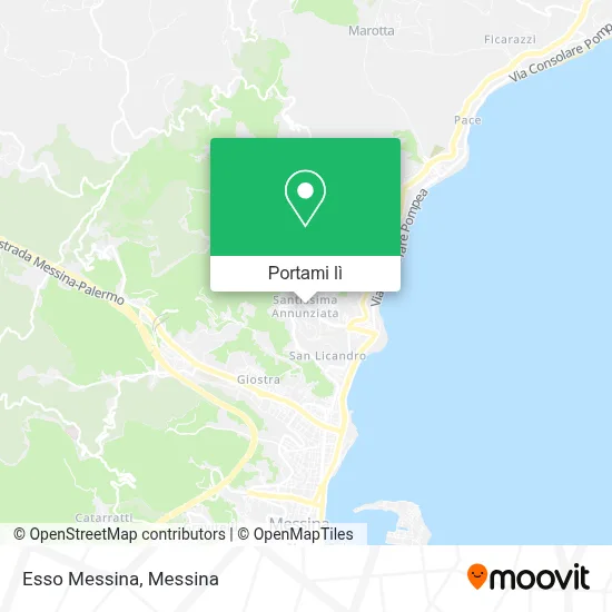 Mappa Esso Messina