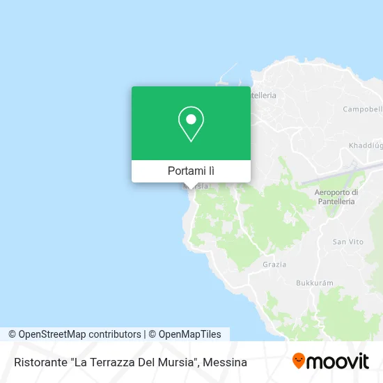 Mappa Ristorante "La Terrazza Del Mursia"
