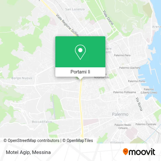 Mappa Motel Agip