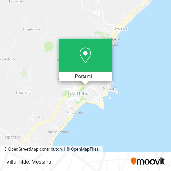Mappa Villa Tilde