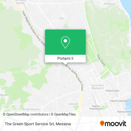 Mappa The Green Sport Service Srl