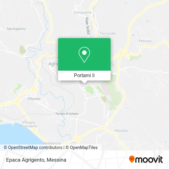 Mappa Epaca Agrigento