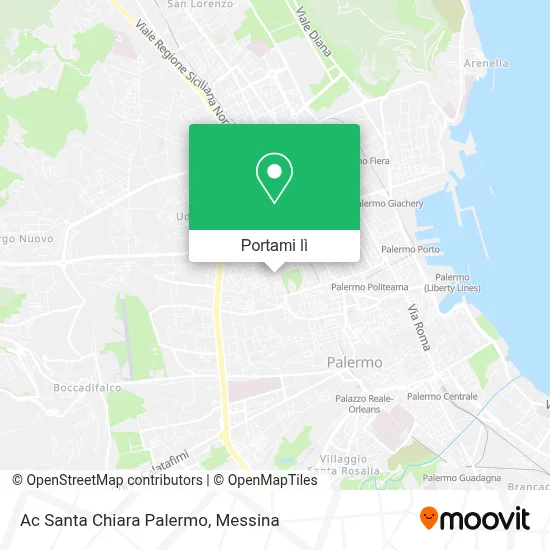 Mappa Ac Santa Chiara Palermo