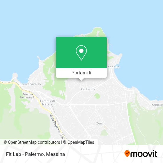 Mappa Fit Lab - Palermo