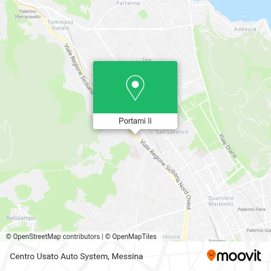 Mappa Centro Usato Auto System