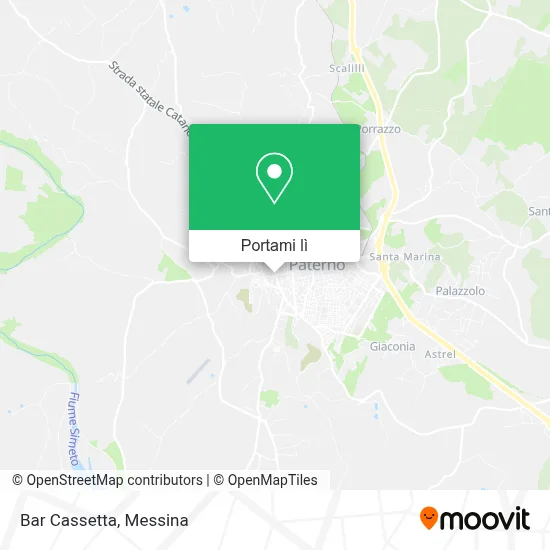 Mappa Bar Cassetta