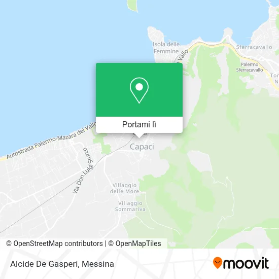Mappa Alcide De Gasperi