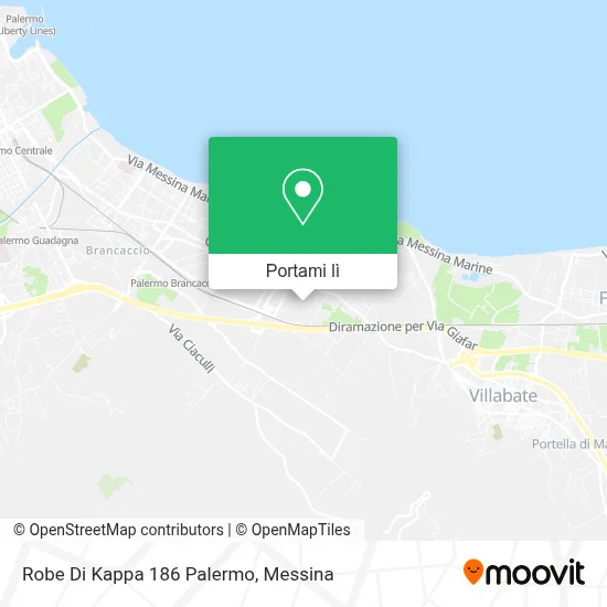 Mappa Robe Di Kappa 186 Palermo