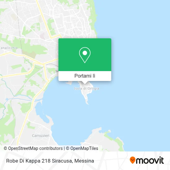 Mappa Robe Di Kappa 218 Siracusa