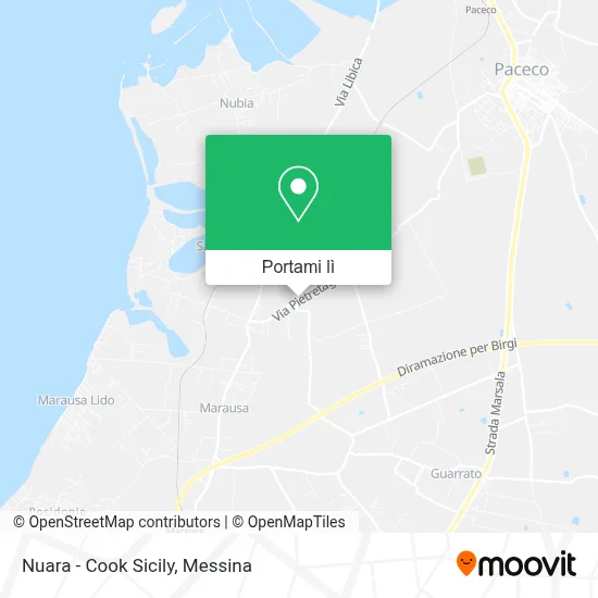 Mappa Nuara - Cook Sicily
