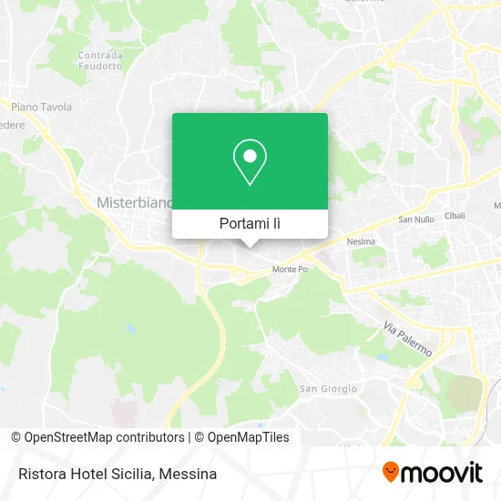 Mappa Ristora Hotel Sicilia